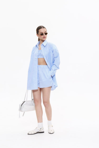 VACATION top in BABY BLUE DLNSK 