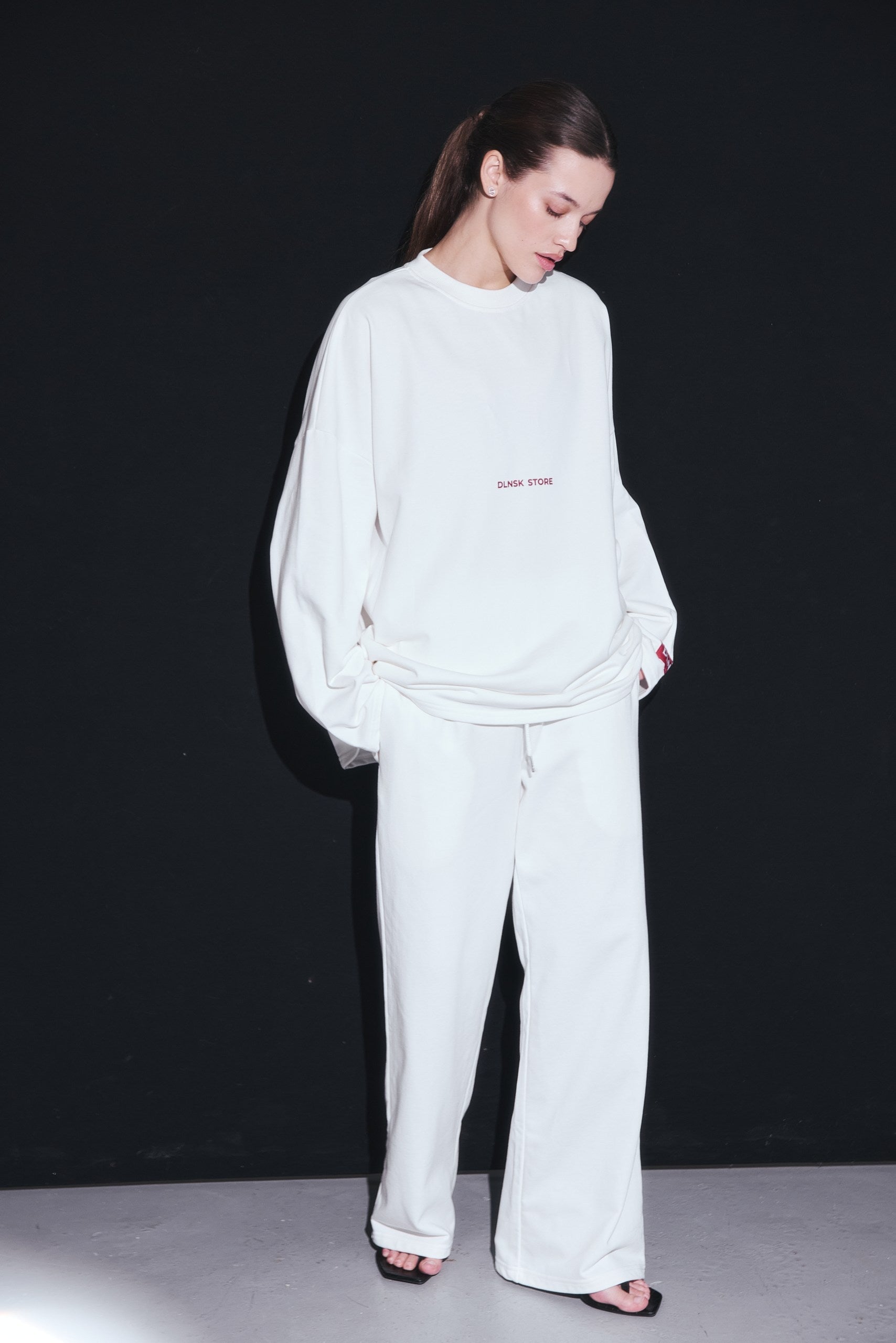 VACATION unisex wide leg pants in CLOUDE WHITE DLNSK 