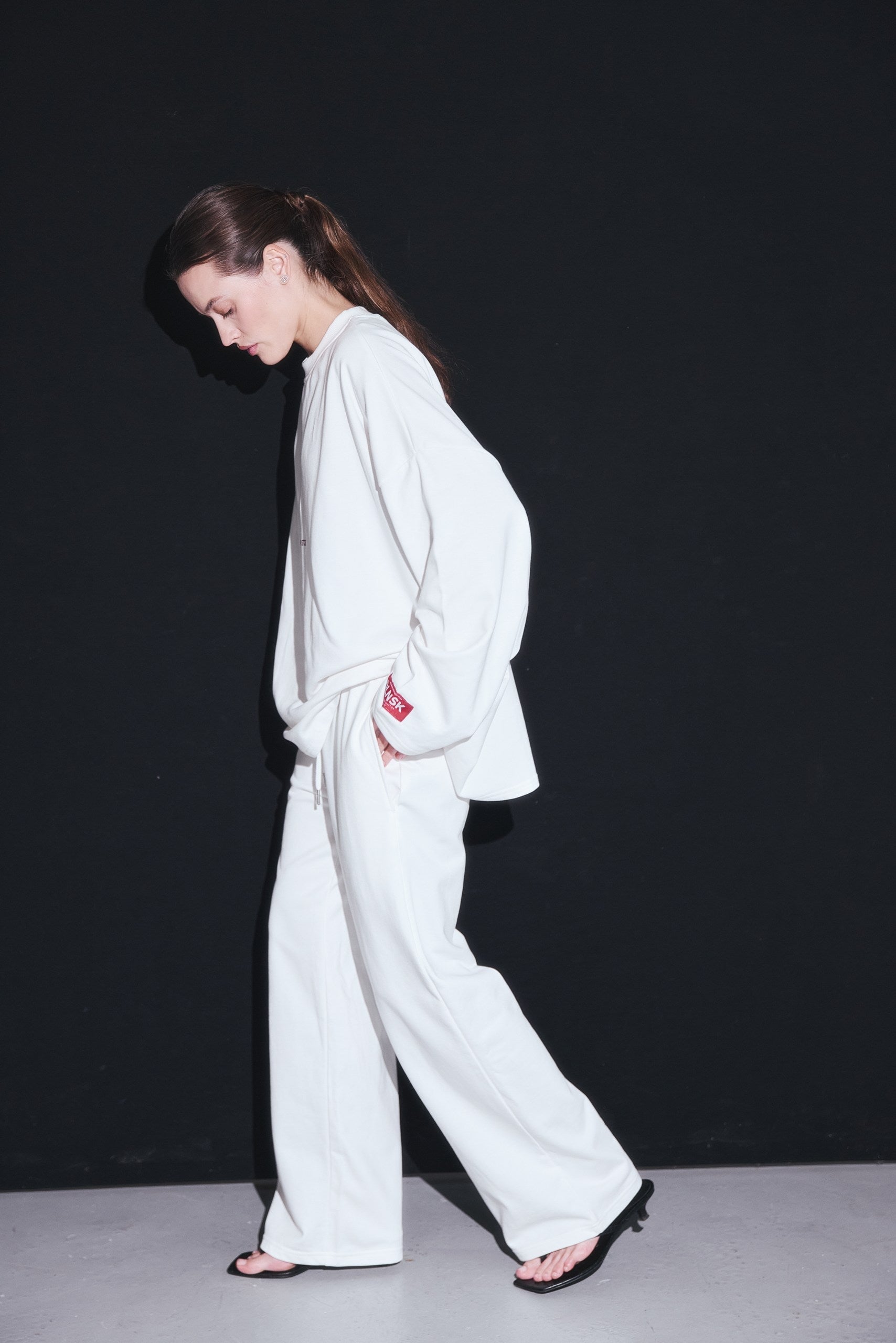 VACATION unisex wide leg pants in CLOUDE WHITE DLNSK 