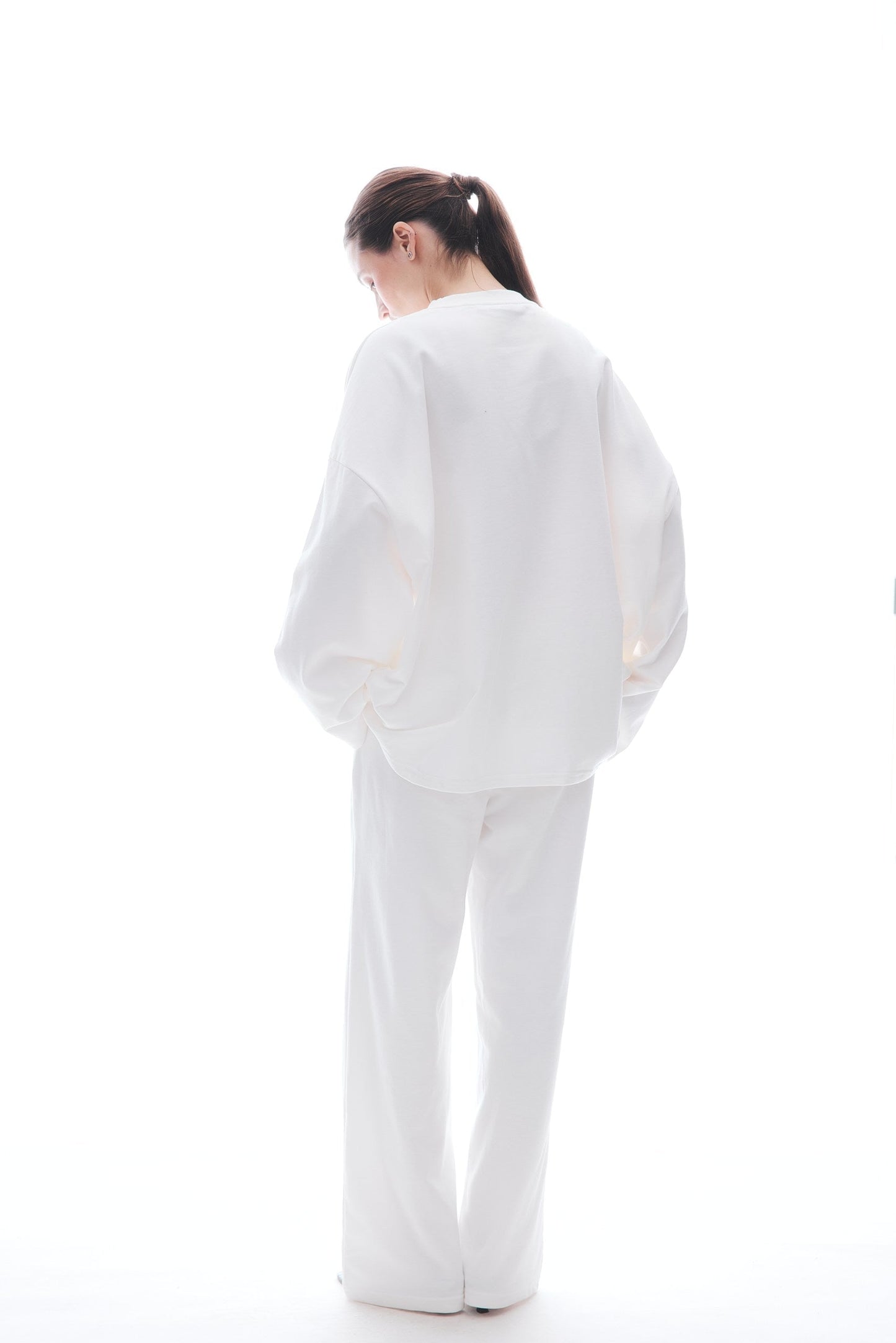 VACATION unisex wide leg pants in CLOUDE WHITE DLNSK 