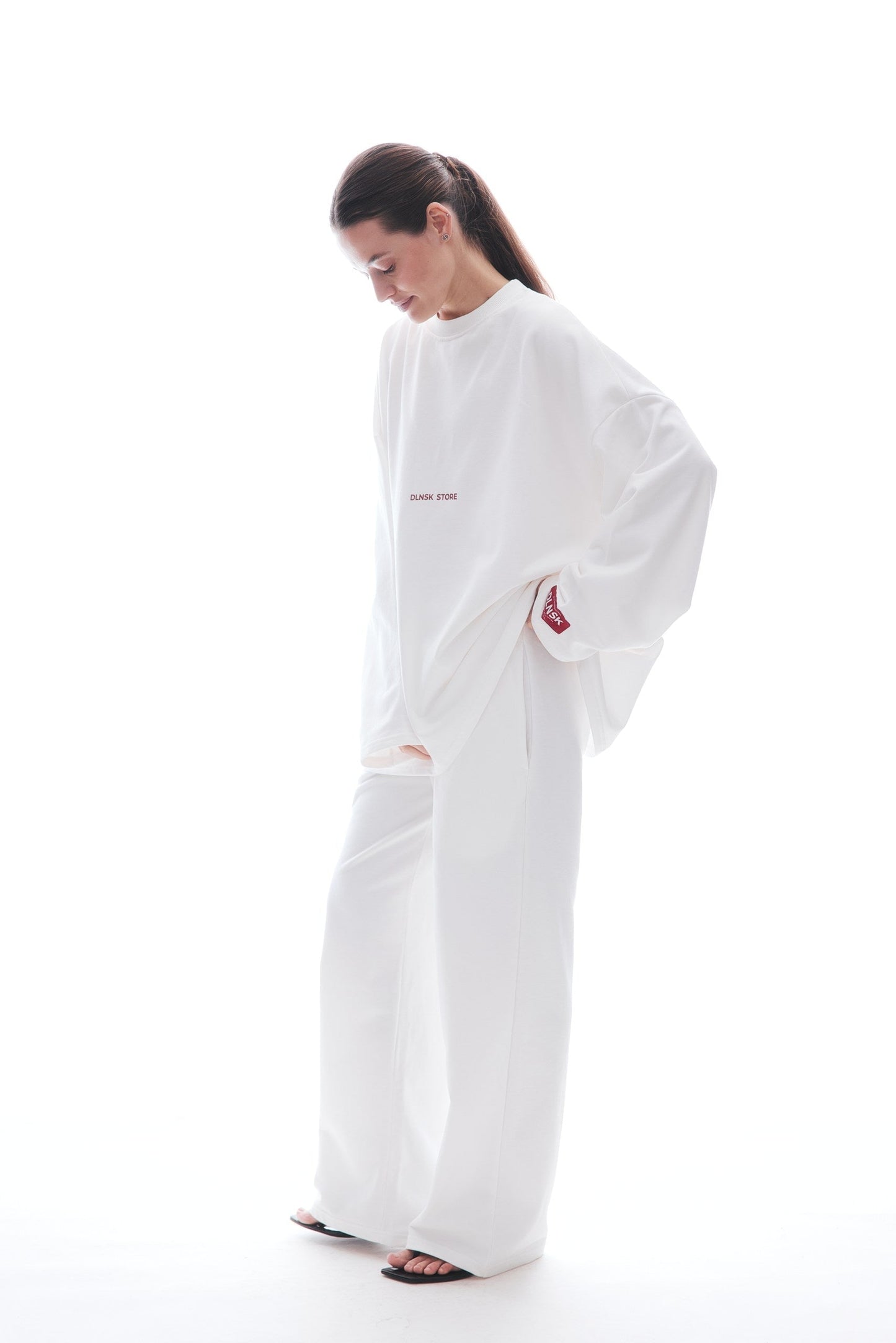 VACATION unisex wide leg pants in CLOUDE WHITE DLNSK 