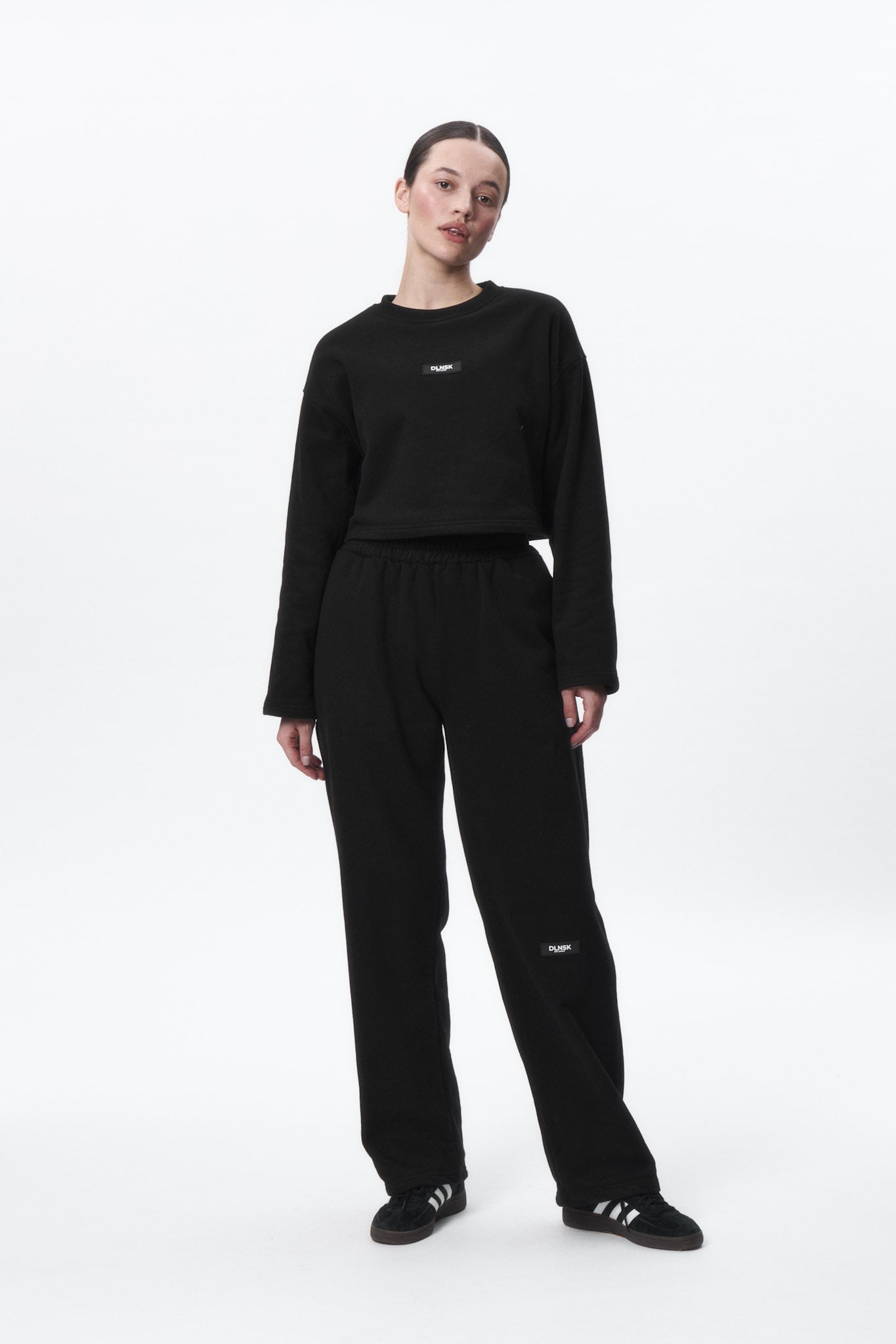 WIDE LEG PANTS in BLACK DLNSK 