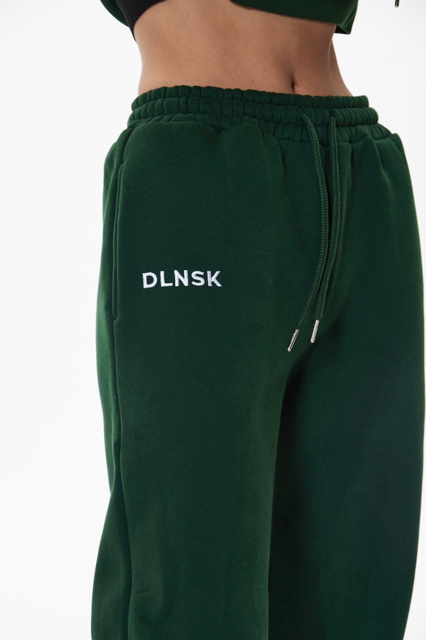 DLNSK WOMEN PANTS in DEEP GREEN 2 Pants DLNSK 