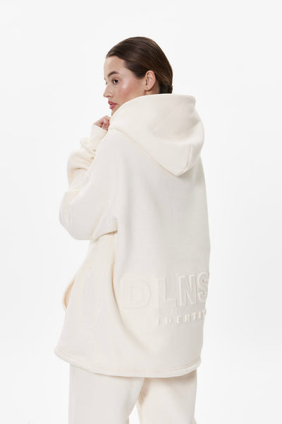 IDENTITY HOODIE in COCONUT MILK (UNISEX) Hoodie DLNSK 